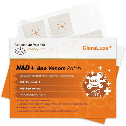 【Official Authorized Store】𝐒𝐨𝐥𝐯𝐢𝐫𝐨𝐧®💎NAD+ Bee Venom Patch – Ultimate Skin Rejuvenation & Energy Boost（Last Day Discount：75%）