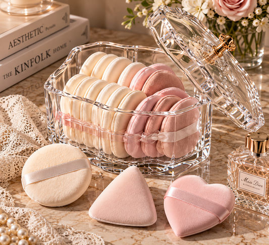 Crystal Vanity Powder Puff Collection