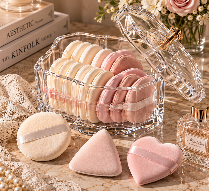 Crystal Vanity Powder Puff Collection